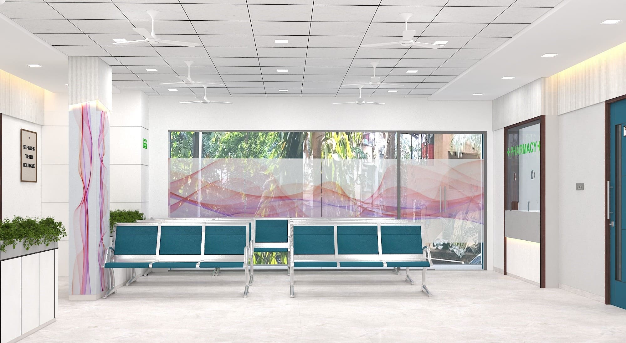 Vedaant Clinic Interior Project | Trance Interiors Image
